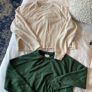 Aerie Cropped Distressed Sweatshirts!